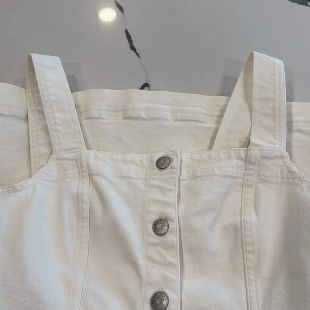 Madewell white denim jumper - Picture 5 of 5